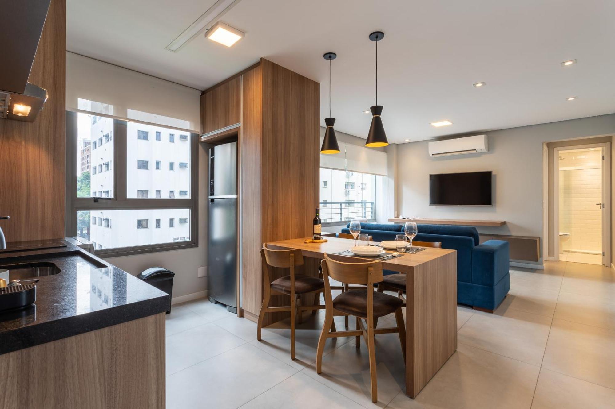Predio Residencial Moderno Proximo Ao Parque Do Ibirapuera - Next Vila Nova 圣保罗 客房 照片